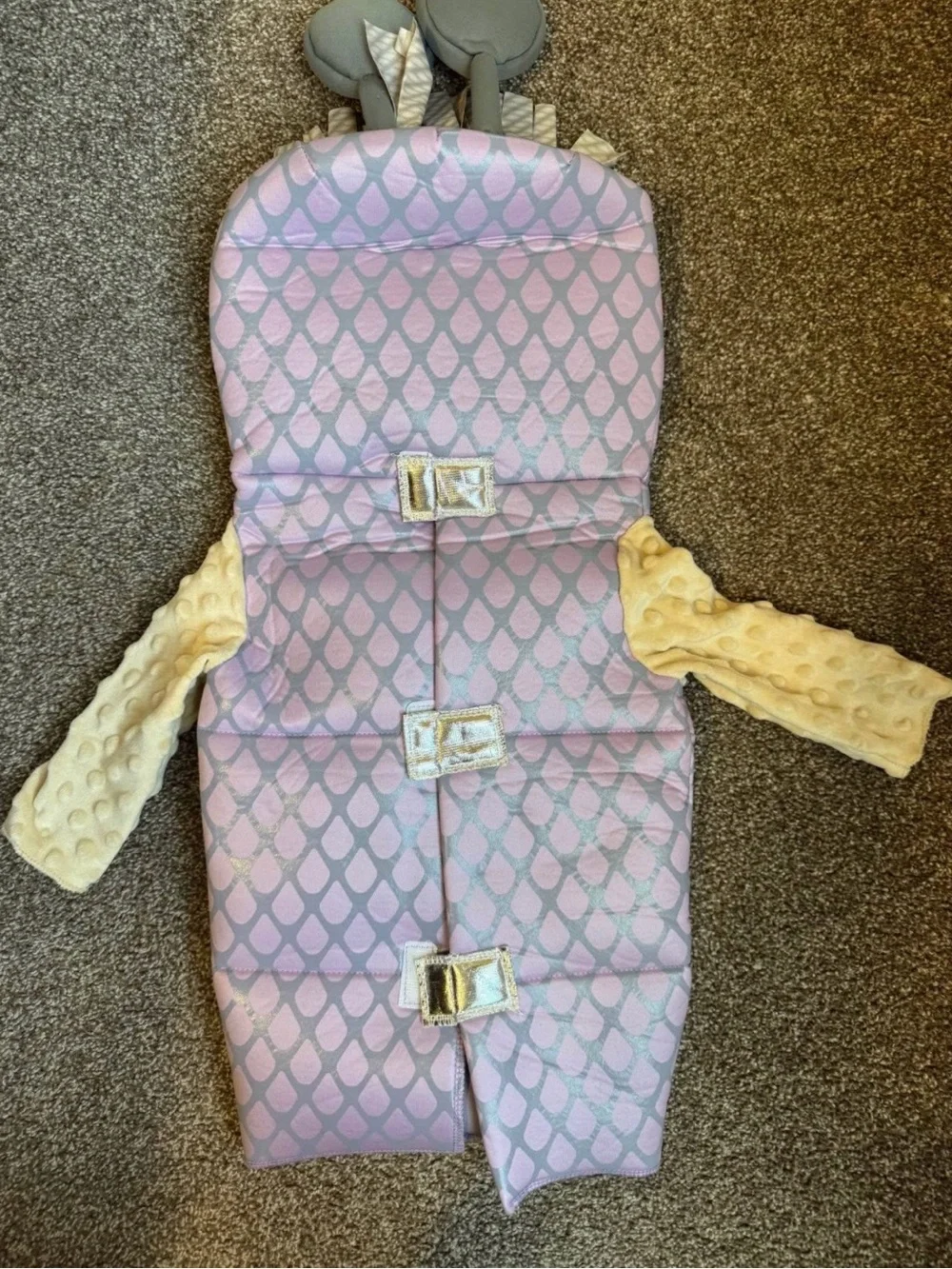 Monsters Inc. Boo Infant 6-12Month Purple Hooded 3D Foam Costume